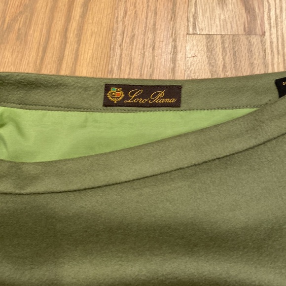 Loro Piana Cashmere Skirt - Green - Picture 3 of 9